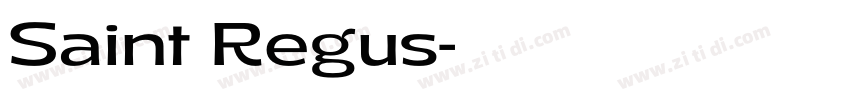 Saint Regus字体转换